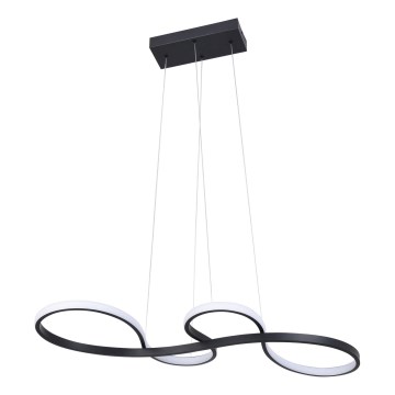 LED Csillár zsinóron SALSA LED/38W/230V 4000K fekete