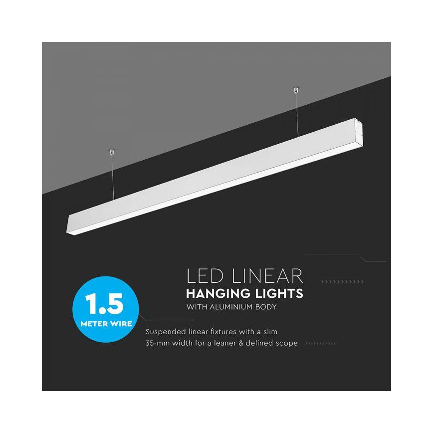 LED Csillár zsinóron SAMSUNG CHIP 1xLED/40W/230V 4000K fehér