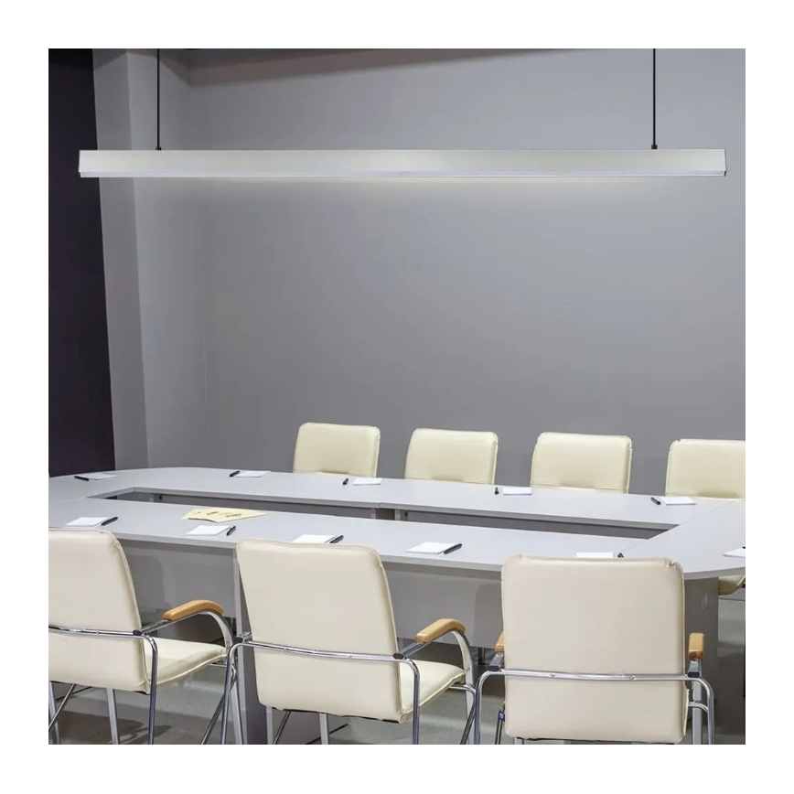 LED Csillár zsinóron SAMSUNG CHIP LED/40W/230V 4000K ezüst