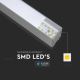 LED Csillár zsinóron SAMSUNG CHIP LED/40W/230V 4000K ezüst