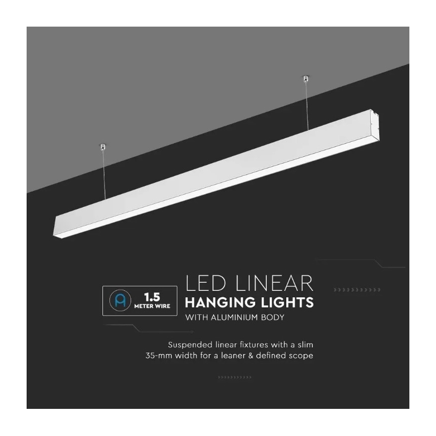 LED Csillár zsinóron SAMSUNG CHIP LED/40W/230V 6400K fehér