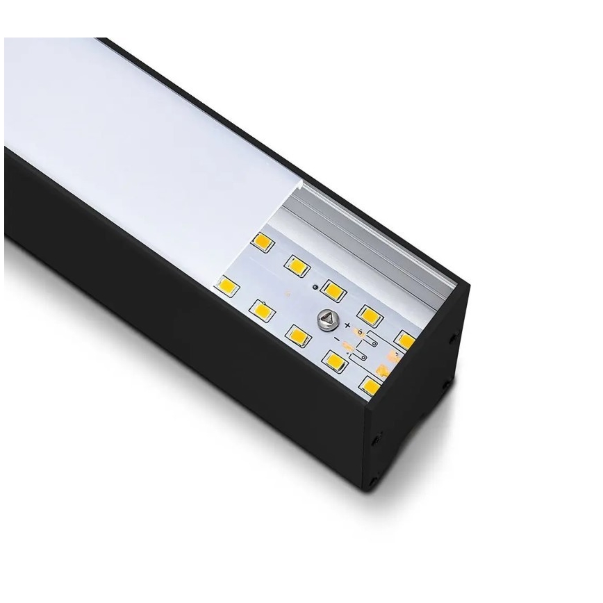 LED Csillár zsinóron SAMSUNG CHIP LED/40W/230V 6400K fekete