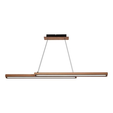 LED csillár zsinóron SENTO LED/19W/230V fa kivitel