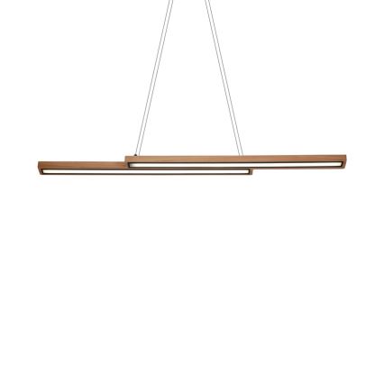 LED csillár zsinóron SENTO LED/19W/230V fa kivitel