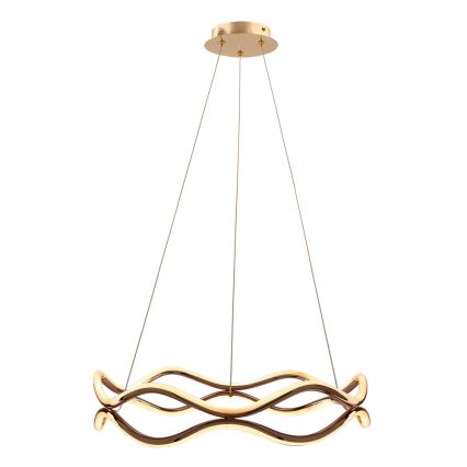 LED csillár zsinóron VAVE LED/28W/230V rózsaarany