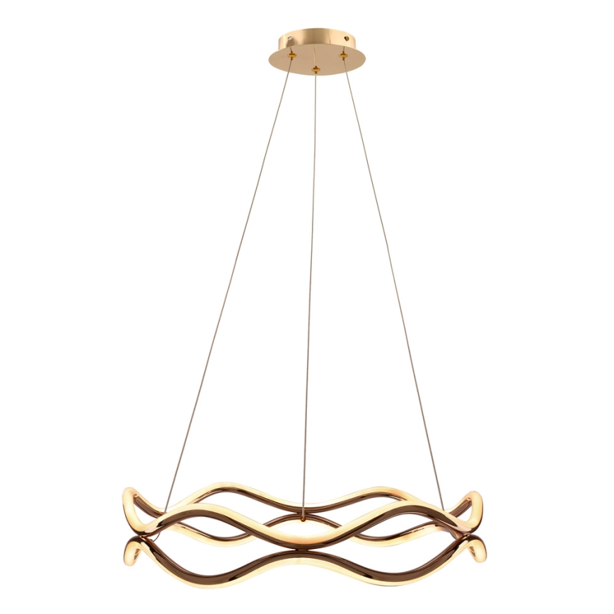 LED csillár zsinóron VAVE LED/28W/230V rózsaarany