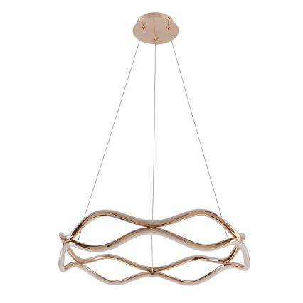 LED csillár zsinóron VAVE LED/28W/230V rózsaarany