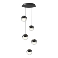 LED csillár zsinóron ZIREA LED/30W/230V fekete
