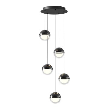 LED csillár zsinóron ZIREA LED/30W/230V fekete