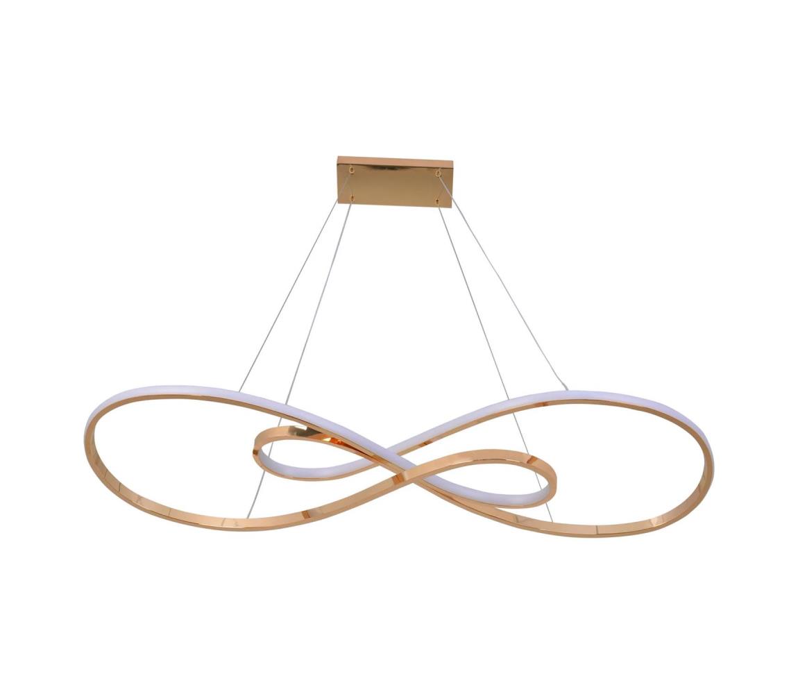 LED Csillár zsinóron ZUMBA LED/50W/230V arany 331083