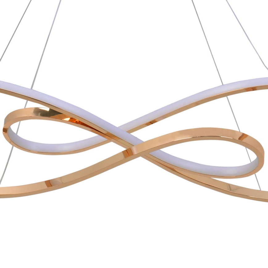 LED Csillár zsinóron ZUMBA LED/50W/230V arany