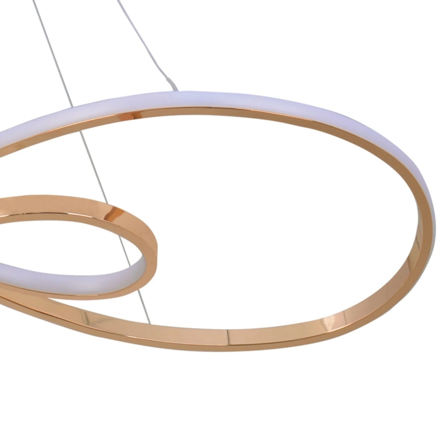 LED Csillár zsinóron ZUMBA LED/50W/230V arany