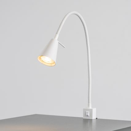 LED csíptethető lámpa 1xGU10/4,7W/230V fehér