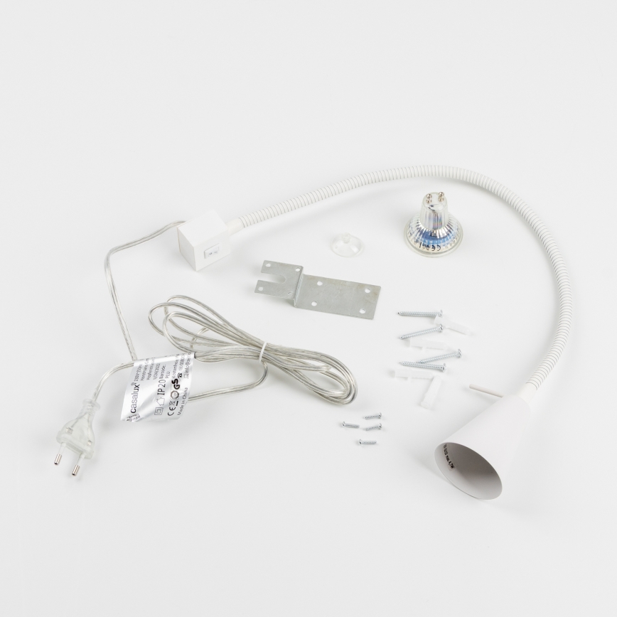 LED csíptethető lámpa 1xGU10/4,7W/230V fehér