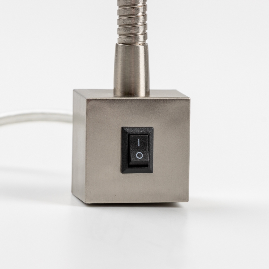 LED csíptetős lámpa 1xGU10/4,7W/230V matt króm