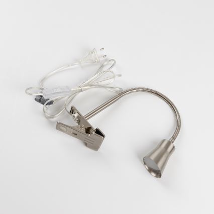 LED csíptetős lámpa LED/3,2W/230V matt króm