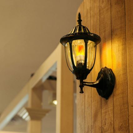 LED dekor izzó FLAME T60 E27/3W/230V 1400K