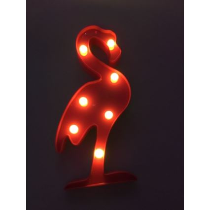 LED Dekor lámpa FLAMINGO LED/2xAA