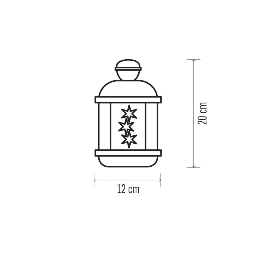 LED Dekor Lámpás 12xLED/0,6W/3xAA