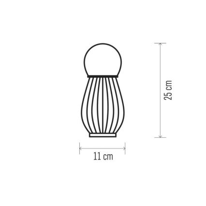 LED Dekor Lámpás 1xLED/0,06W/3xAAA