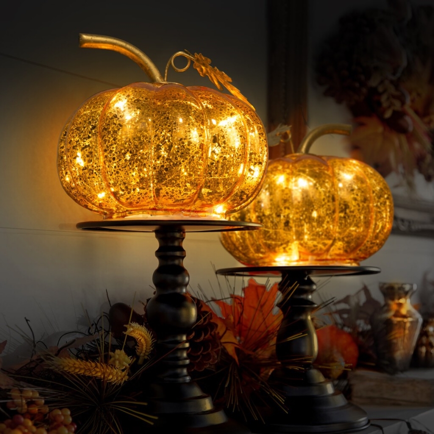 LED Dekoráció HALLOWEEN LED/2xAA tök