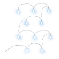 LED dekorációs fényfüzér 10xLED/2xAA 1,8m hideg fehér