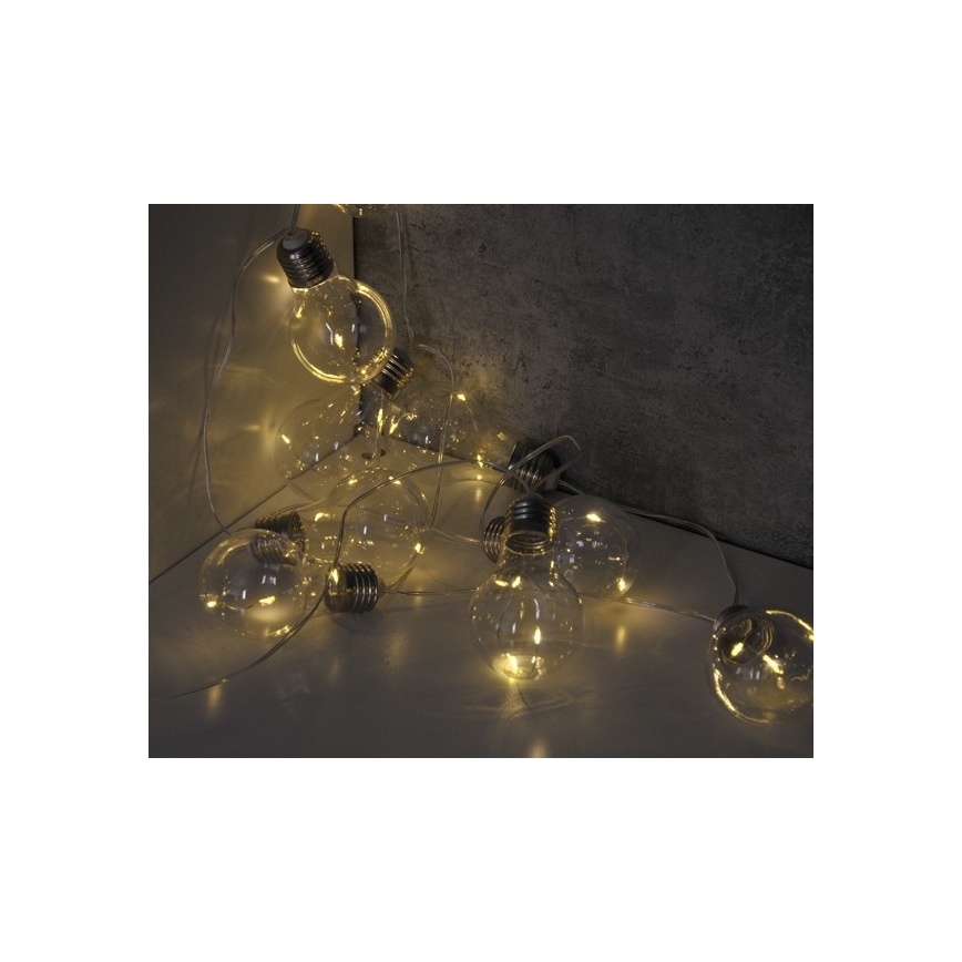 LED dekorációs fényfüzér SMOLDER 2,1 m 10xLED/2xAA