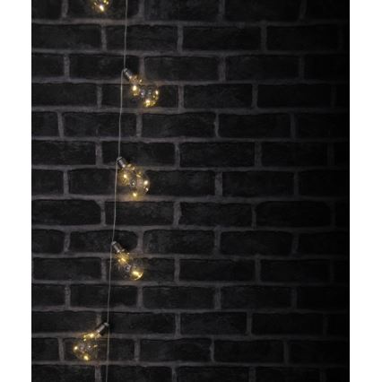 LED dekorációs fényfüzér SMOLDER 2,1 m 10xLED/2xAA