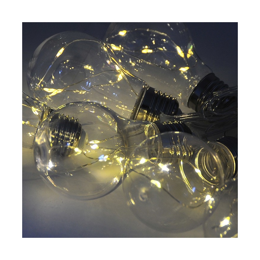 LED dekorációs fényfüzér SMOLDER 2,1 m 10xLED/2xAA
