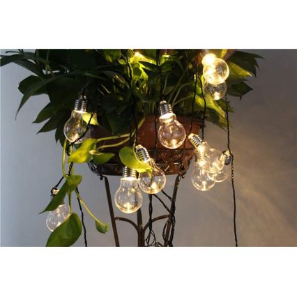 LED dekorációs fényfüzér SMOLDER 2,1 m 10xLED/2xAA