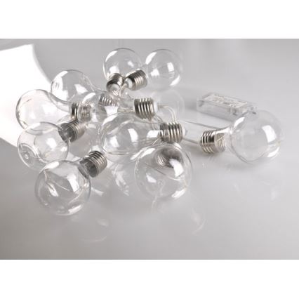 LED dekorációs fényfüzér SMOLDER 2,1 m 10xLED/2xAA