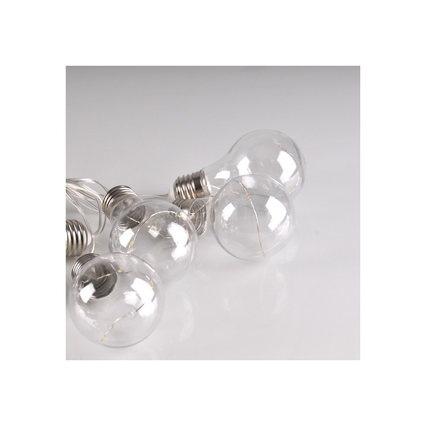 LED dekorációs fényfüzér SMOLDER 2,1 m 10xLED/2xAA