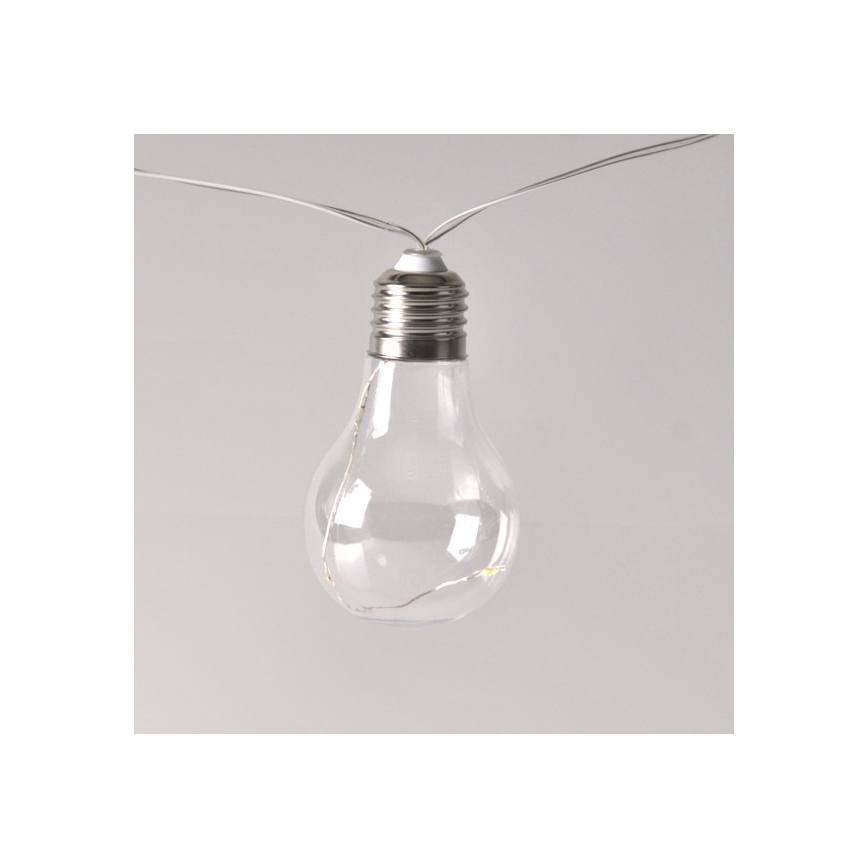 LED dekorációs fényfüzér SMOLDER 2,1 m 10xLED/2xAA