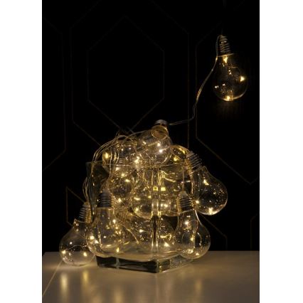 LED dekorációs fényfüzér SMOLDER 5,3 m 20xLED/2,7W/230V