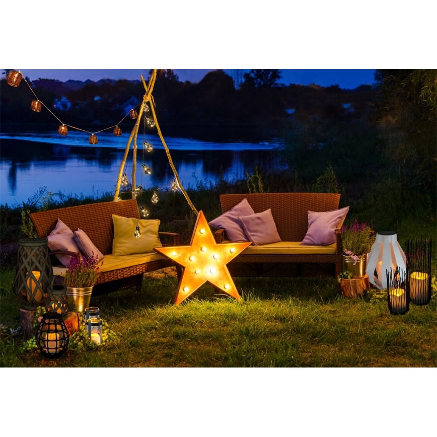 LED dekorációs fényfüzér SMOLDER 5,3 m 20xLED/2,7W/230V