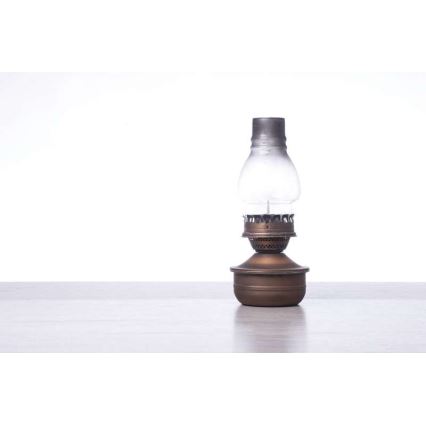 LED Dekorációs petróleum lámpa VINTAGE 1xLED/1,5W/3xAA