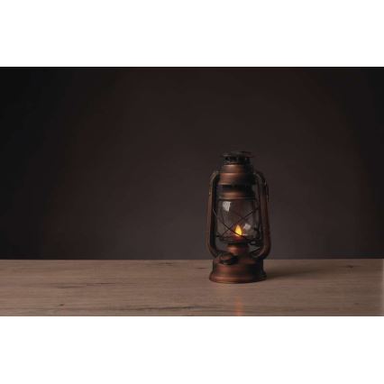 LED Dekorációs petróleum lámpa VINTAGE 1xLED/1,5W/3xAA