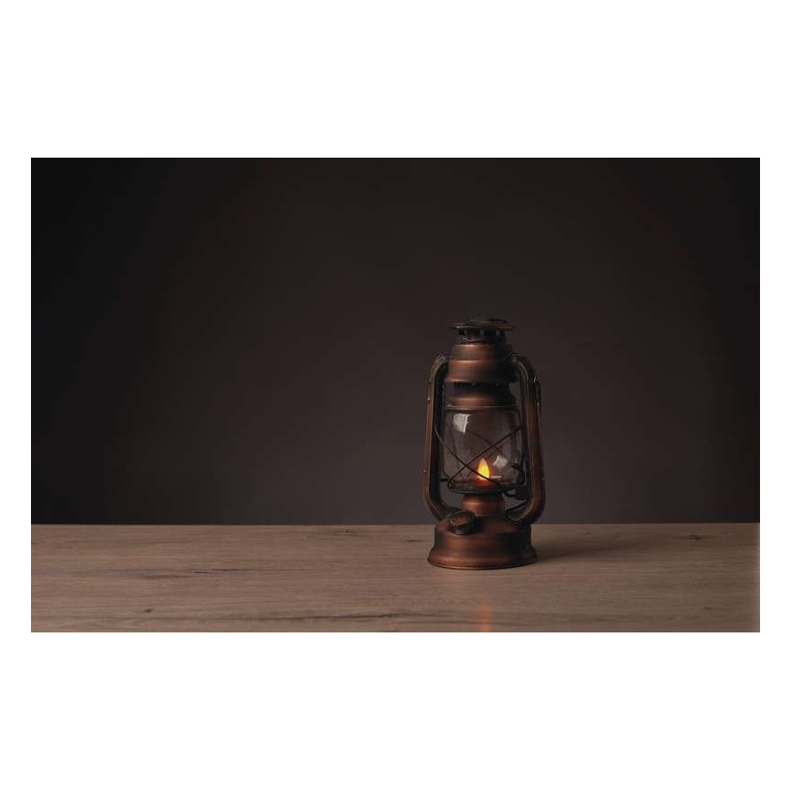 LED Dekorációs petróleum lámpa VINTAGE 1xLED/1,5W/3xAA