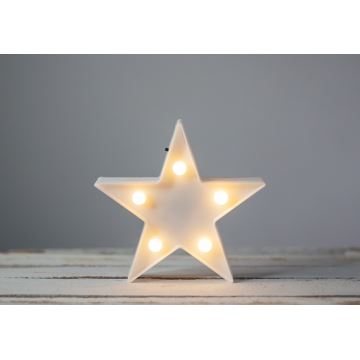 LED Dekoratív lámpa STAR LED/2xAA