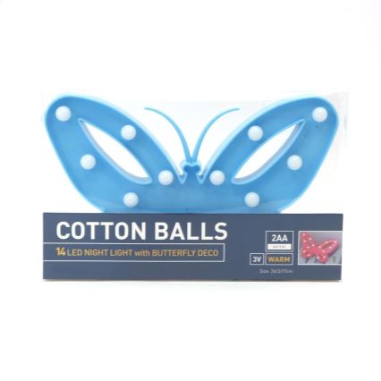 LED dekoratív világítás 14xLED/2xAA