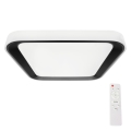 LED Dimmelheőt mennyezeti lámpa QUADRO LED/38W/230V 3000-6000K fehér/fekete + távirányító