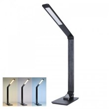 LED Dimmelhető asztali lámpa kijelzővel LED/8W/230V fekete