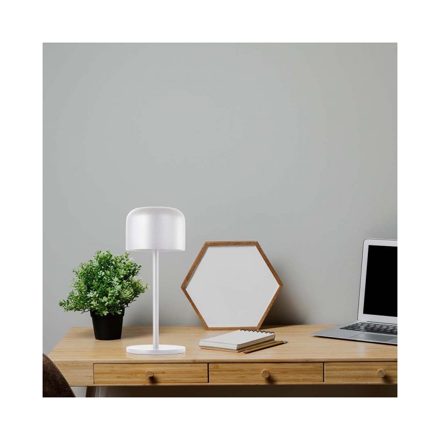 LED Dimmelhető újratölthető érintőképernyős asztali lámpa LED/1,5W/5V 2700-5700K IP54 2200 mAh fehér