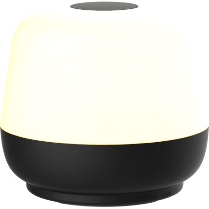 LED Dimmelhető érintős kültéri asztali lámpa SAMBA LED/1,2W/5V USB 1200 mAh IP44 fekete