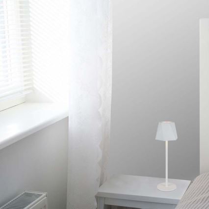 LED Dimmelhető újratölthető érintős asztali lámpa LED/4W/5V 3000-6000K 1800 mAh fehér