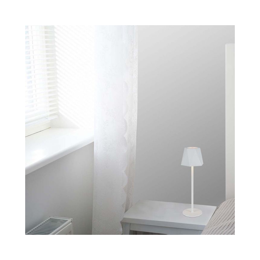 LED Dimmelhető újratölthető érintős asztali lámpa LED/4W/5V 3000-6000K 1800 mAh fehér