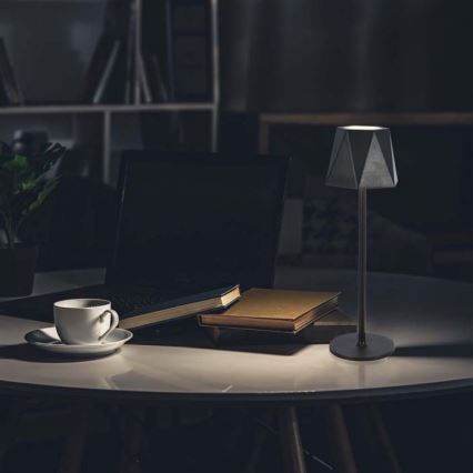LED Dimmelhető újratölthető érintős asztali lámpa LED/4W/5V 3000-6000K 1800 mAh fekete
