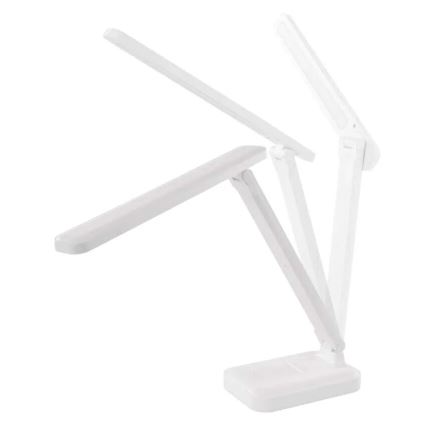 LED Dimmelhető Asztali lámpa tölthető LED/5W/3,7V 3000K/4000K/6500K 800mAh fehér