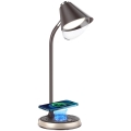 LED Dimmelhető asztali lámpa vezeték nélküli töltéssel FINCH LED/9W/12/230V barna/arany