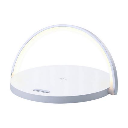 LED Dimmelhető asztali lámpa vezeték nélküli töltővel LED/10W/230V